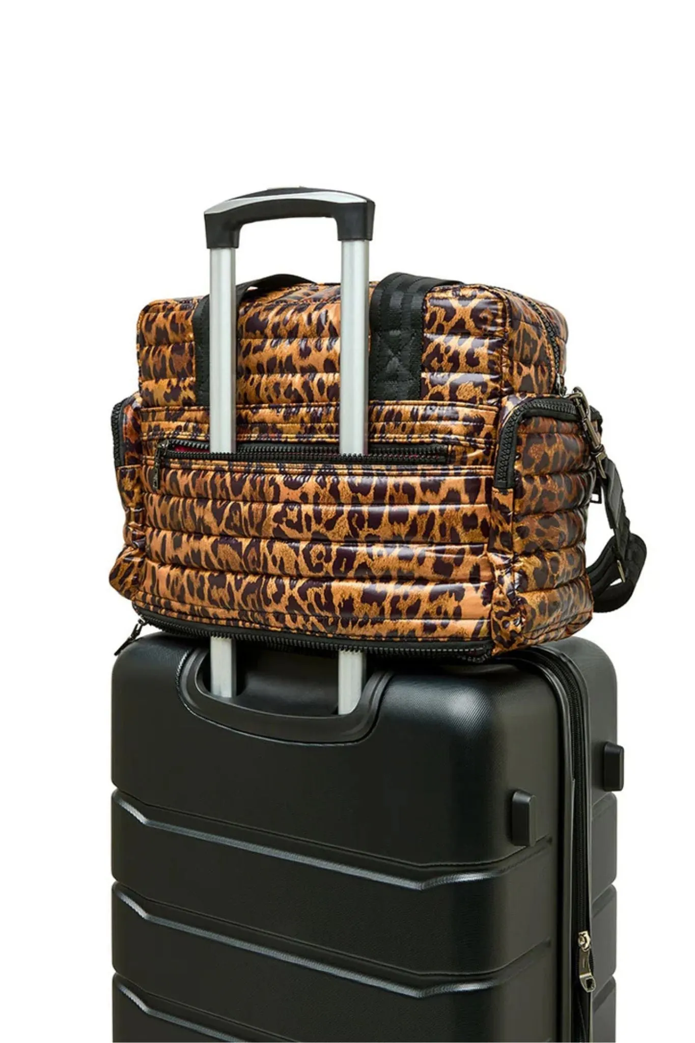 Think Royln Voyager Travel Bag Leopard