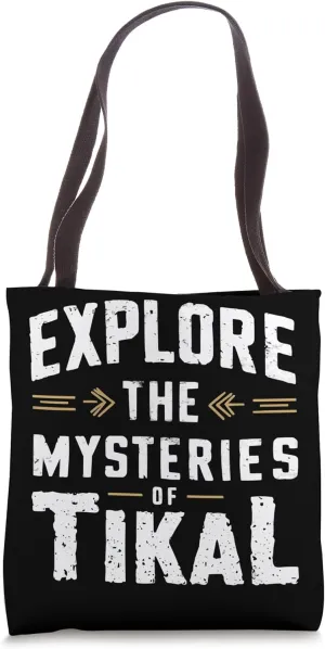 Tikal Ancient Maya Civilization Mayan Pyramid Guatemala Tote Bag