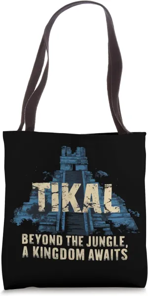 Tikal Ancient Maya Civilization Mayan Pyramid Guatemala Tote Bag
