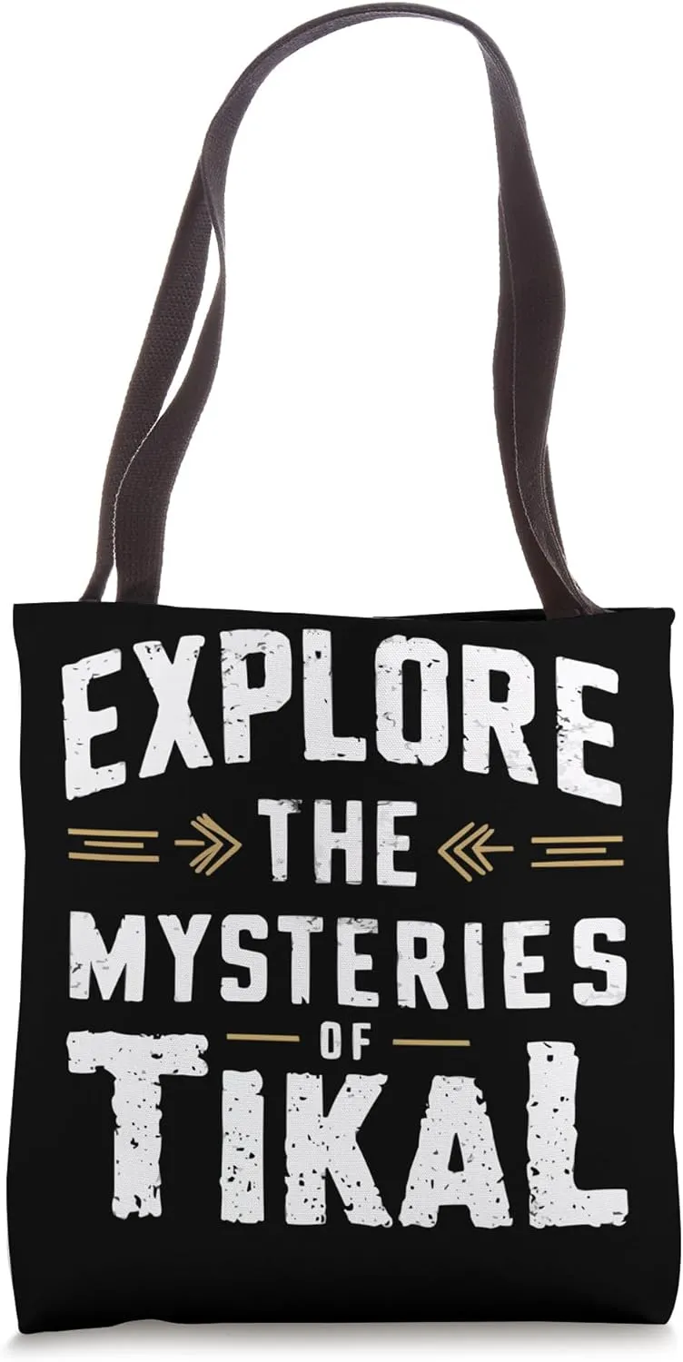 Tikal Ancient Maya Civilization Mayan Pyramid Guatemala Tote Bag