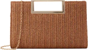 Straw Material Woven Beach Bags