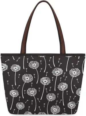 Tote Bag for Women with Zipper Large Capacity Top Handle Casual Shoulder Bag Handbag Reusable Shopping