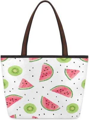Tote Bag for Women with Zipper Large Capacity Top Handle Casual Shoulder Bag Handbag Reusable Shopping