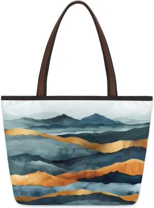 Tote Bag for Women with Zipper Large Capacity Top Handle Casual Shoulder Bag Handbag Reusable Shopping