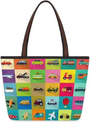 Tote Bag for Women with Zipper Large Capacity Top Handle Casual Shoulder Bag Handbag Reusable Shopping