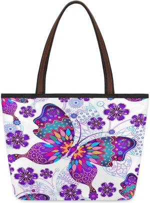 Tote Bag for Women with Zipper Large Capacity Top Handle Casual Shoulder Bag Handbag Reusable Shopping