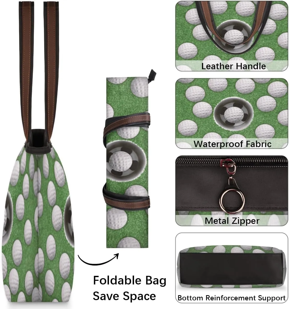 Tote Bag for Women with Zipper Large Capacity Top Handle Casual Shoulder Bag Handbag Reusable Shopping