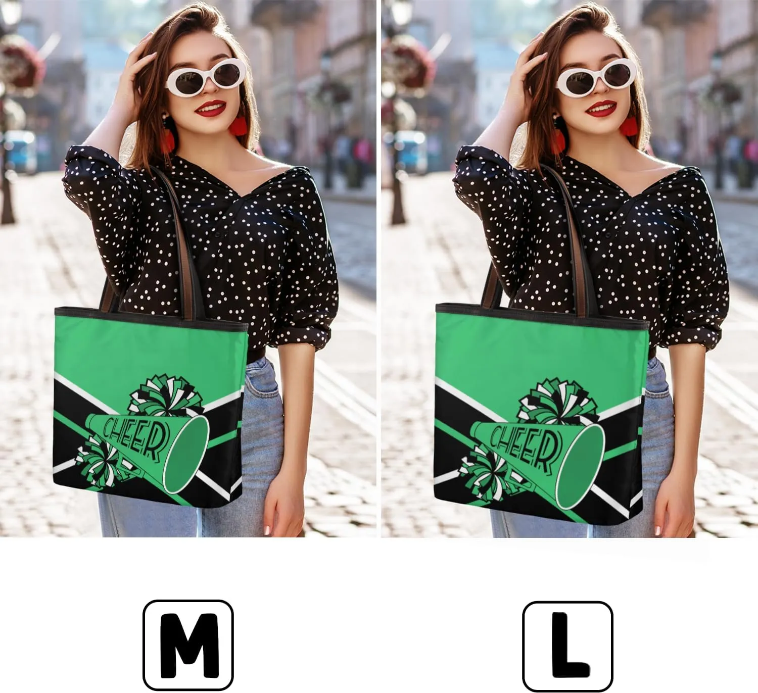Tote Bag for Women with Zipper Large Capacity Top Handle Casual Shoulder Bag Handbag Reusable Shopping