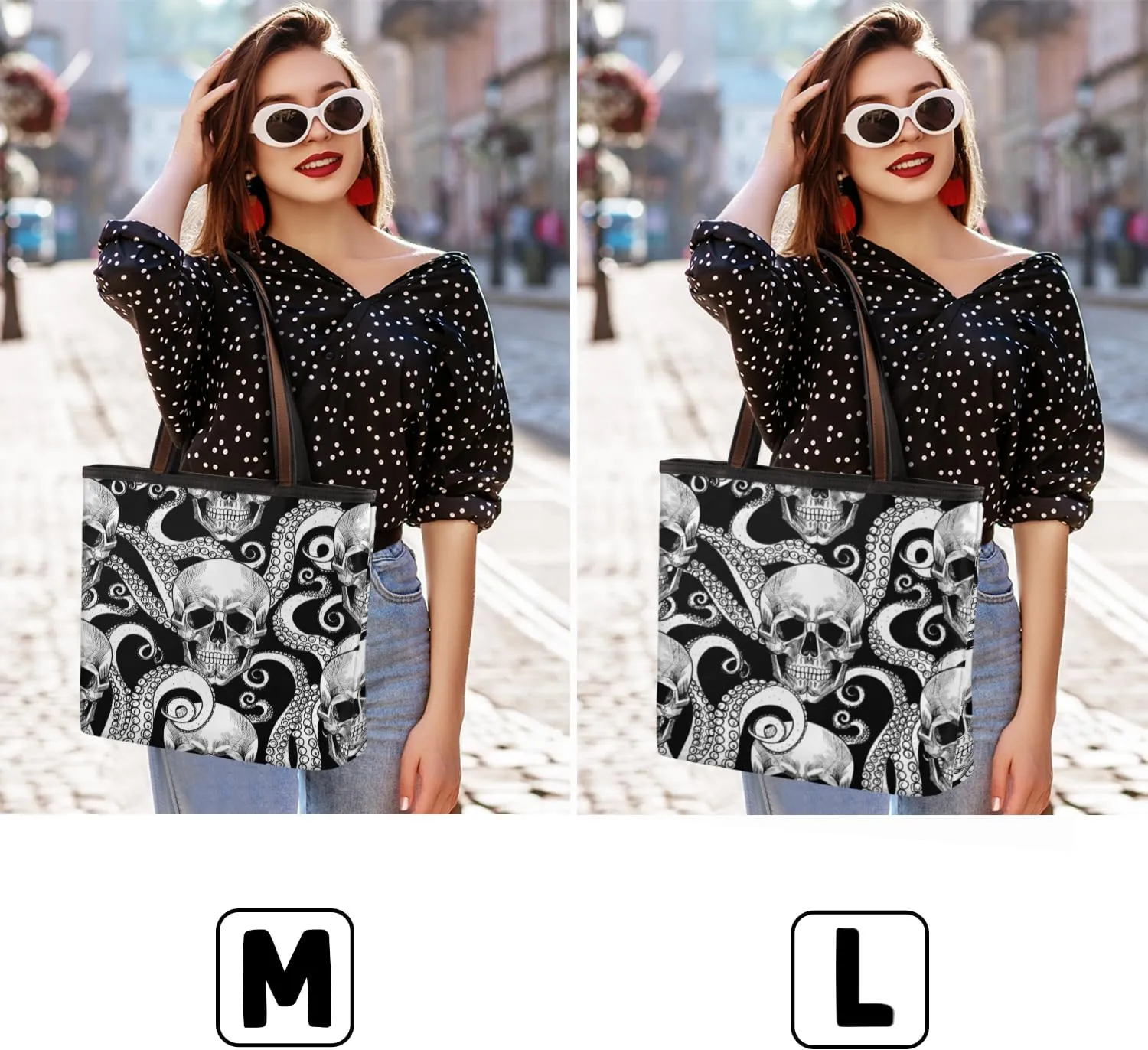 Tote Bag for Women with Zipper Large Capacity Top Handle Casual Shoulder Bag Handbag Reusable Shopping