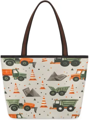 Tote Bag for Women with Zipper Large Capacity Top Handle Casual Shoulder Bag Handbag Reusable Shopping