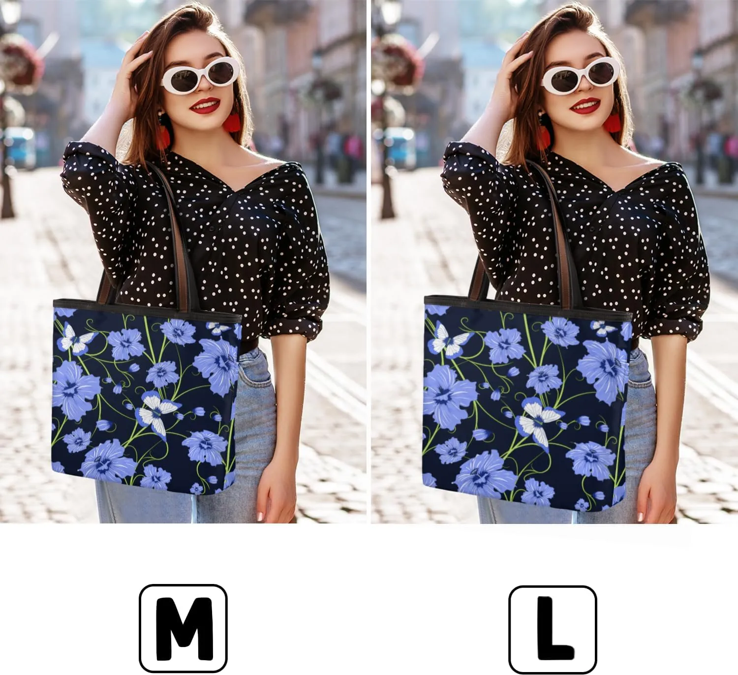 Tote Bag for Women with Zipper Large Capacity Top Handle Casual Shoulder Bag Handbag Reusable Shopping