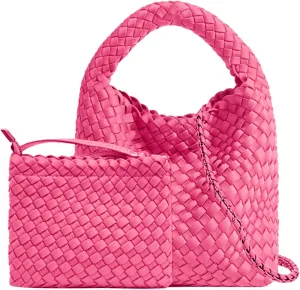 Tote for Women, Ladies Crossbody Handbag, Trendy Shoulder and Bucket Bag, Top-handle Tote Hobo Satchel with Purse