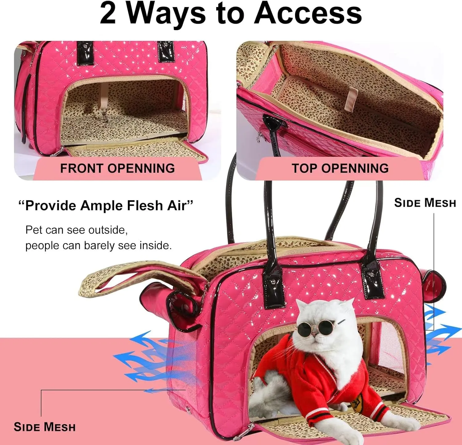 Tote Leather Invitation-only deal Mirror Surface Faux Purse Special promotion