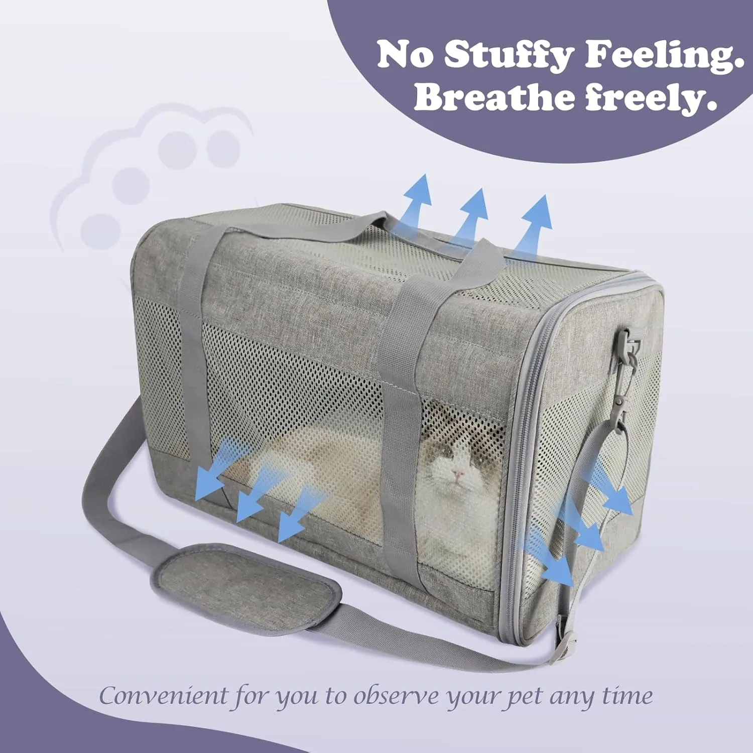 Travel bag Cat Carrier & Dog Carrier for Small Dogs