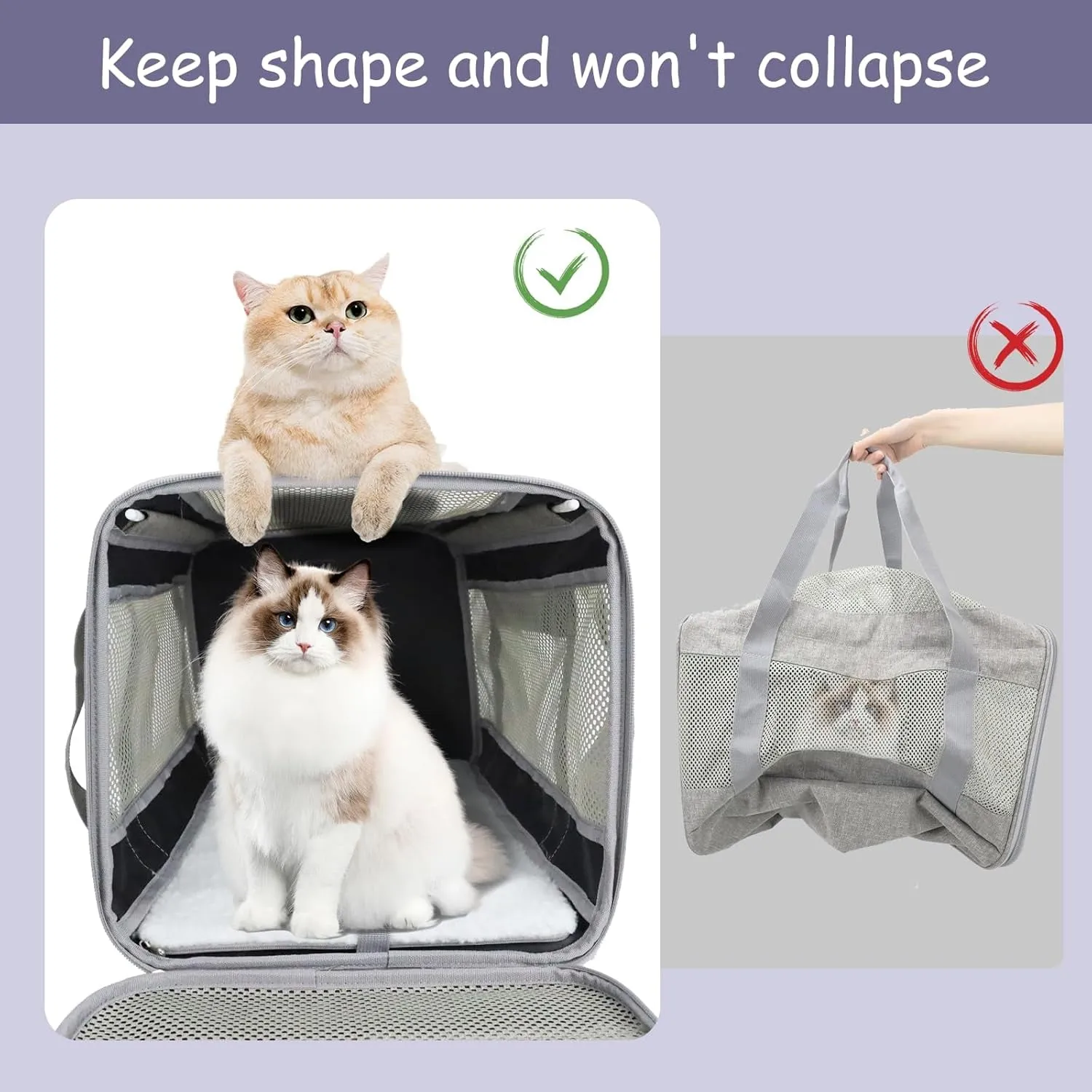 Travel bag Cat Carrier & Dog Carrier for Small Dogs