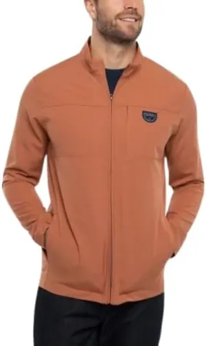 TravisMathew Men's Quick Call Full Zip Jacket, Copper (1MZ237-0COP, US, Alpha, XX-Large, Regular, Regular)