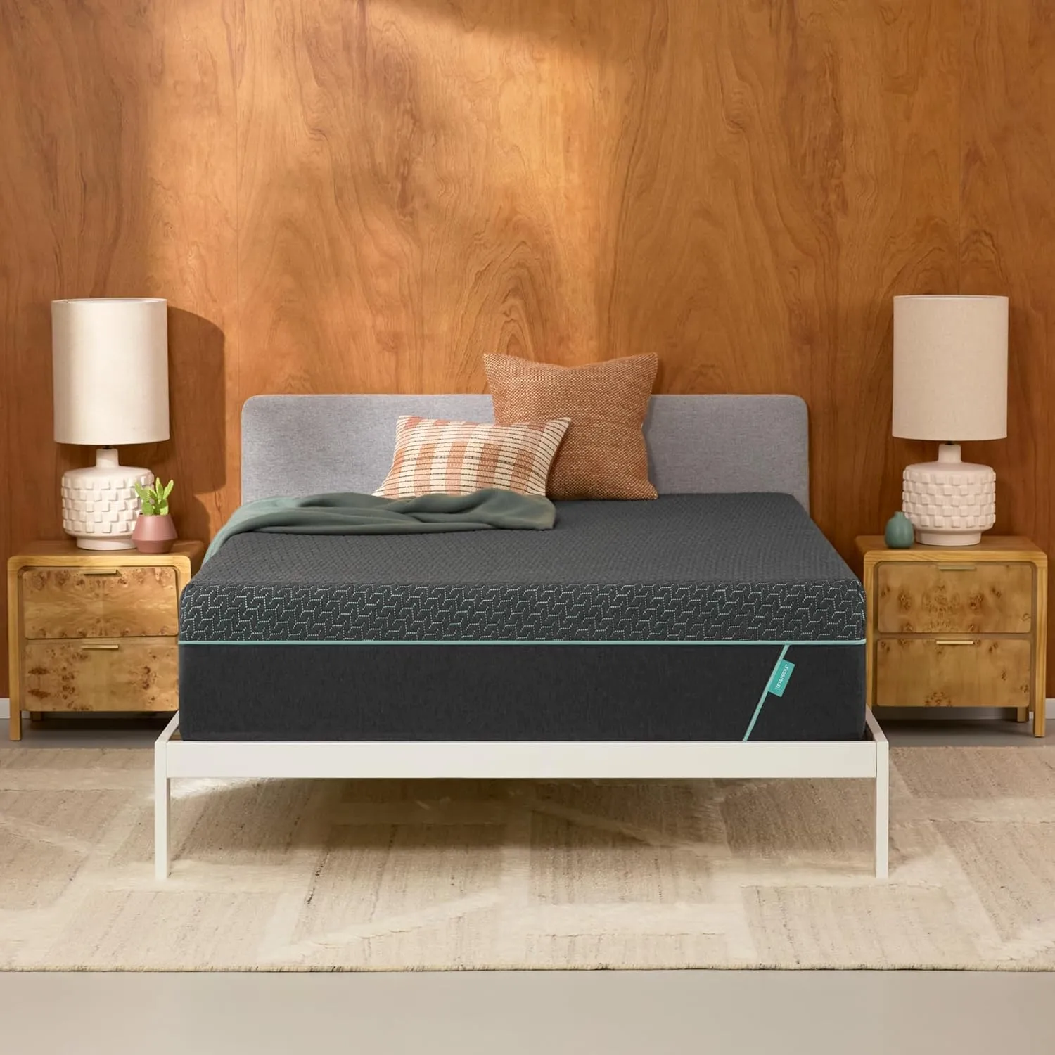 Tuft & Needle Mint Hybrid Medium Plush Full Size Mattress in a Box, Cooling Adaptive Foam, Pocketed Coil Support, 100 Night Trial, Fiberglass Free, CertiPUR-US, 10-Year Limited Warranty