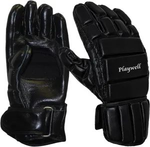 Ultimate Full Contact Deluxe Leather Escrima/Kali Gloves W/Forearm Protection