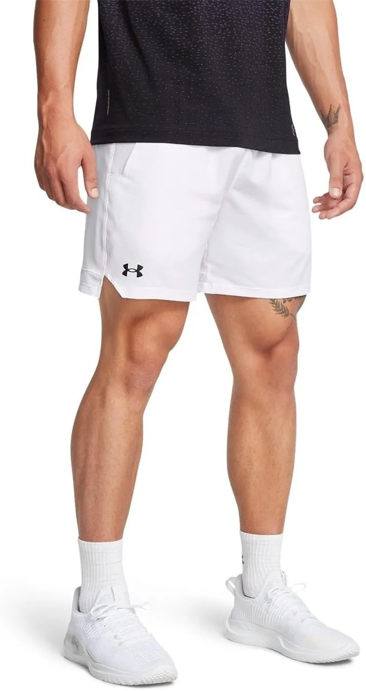 Under armour Vanish Woven 6" Shorts - Men's (1373718-100, White/Black)