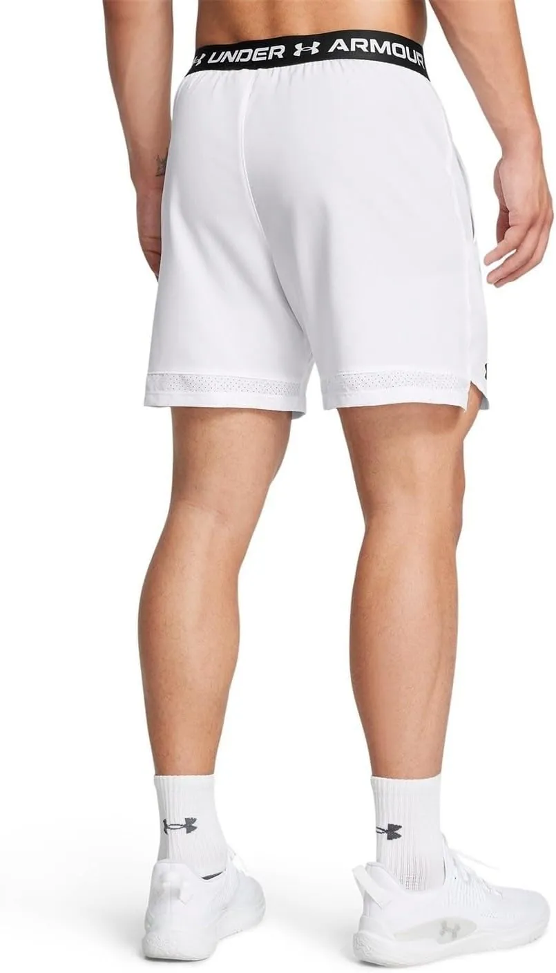 Under armour Vanish Woven 6" Shorts - Men's (1373718-100, White/Black)