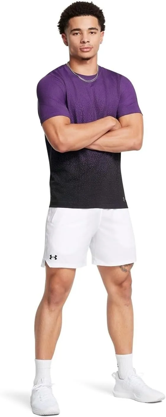 Under armour Vanish Woven 6" Shorts - Men's (1373718-100, White/Black)