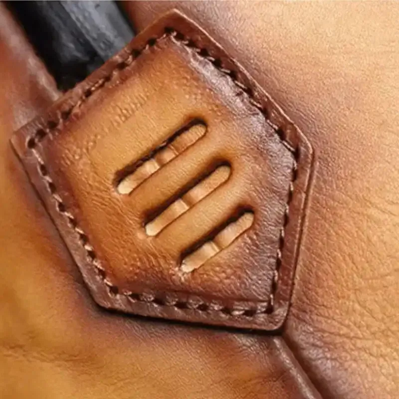 Unique Vintage Style – Men's Leather Backpack