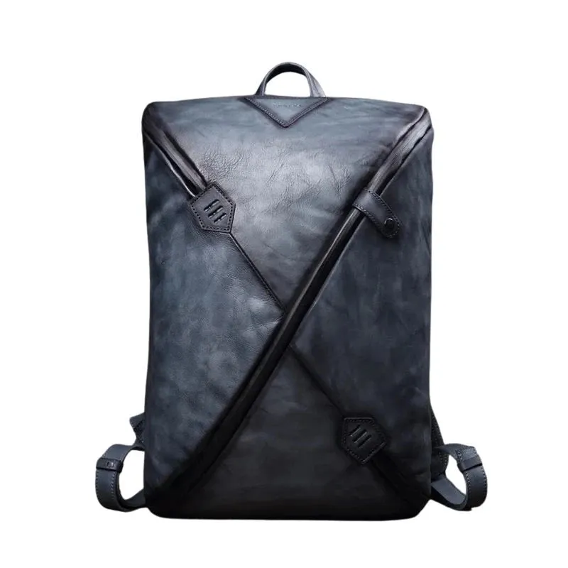 Unique Vintage Style – Men's Leather Backpack