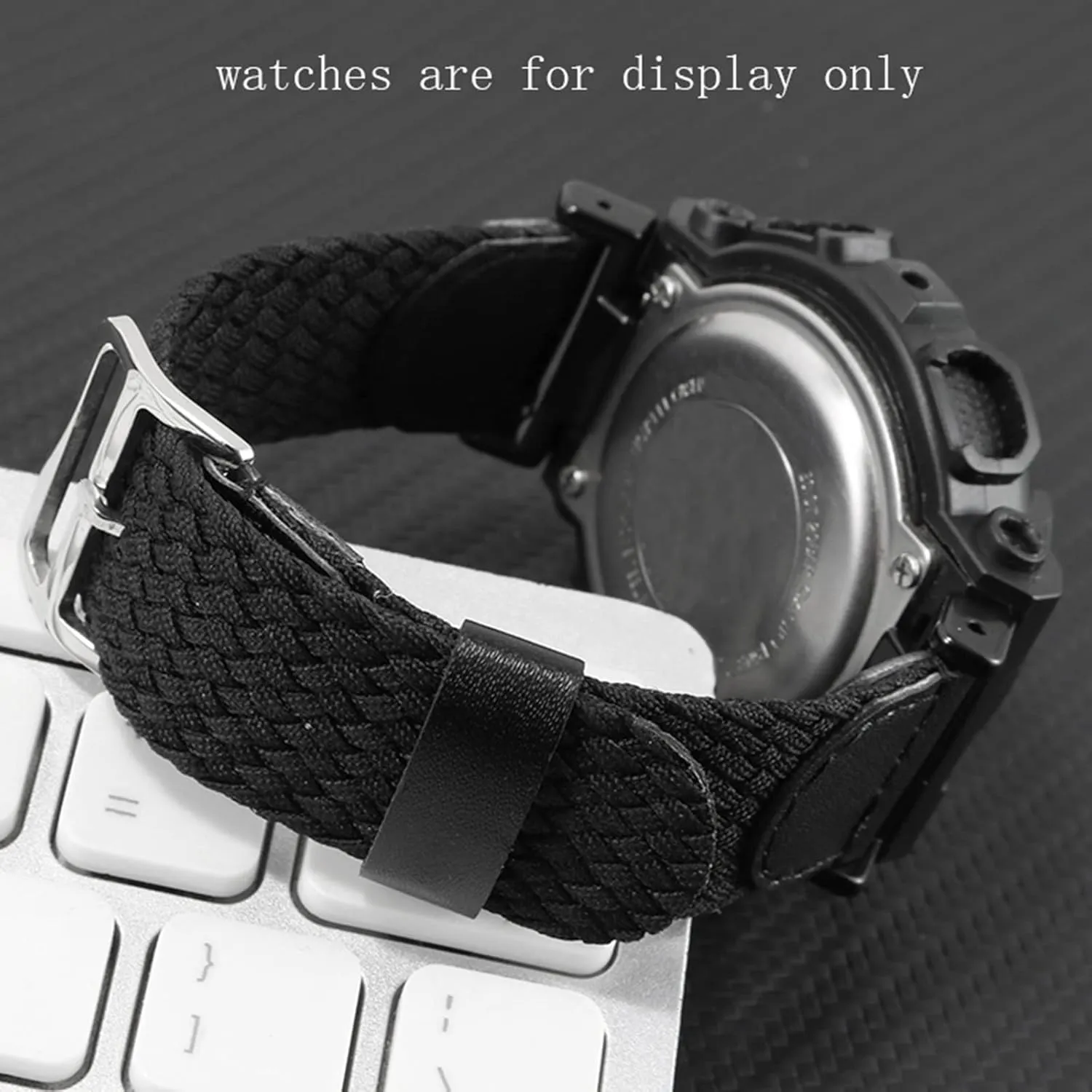 Universal Strap,20mm Electronic Analogue Watch Woven Canvas Nylon Watchband Replacement Accessories Sweat Absort Soft Comfortable Watch Wrist Band(Army Green B)