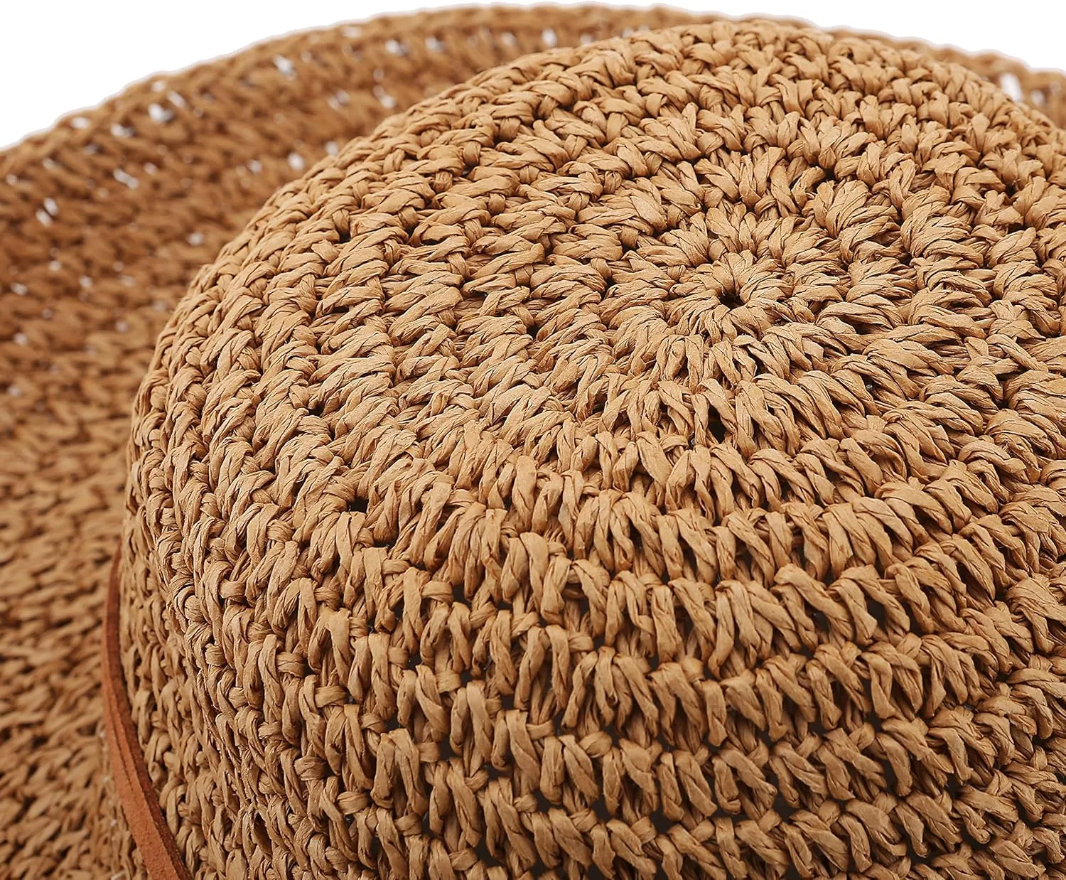 Urban CoCo Women's Wide Brim Caps Foldable Summer Beach Sun Straw Hats