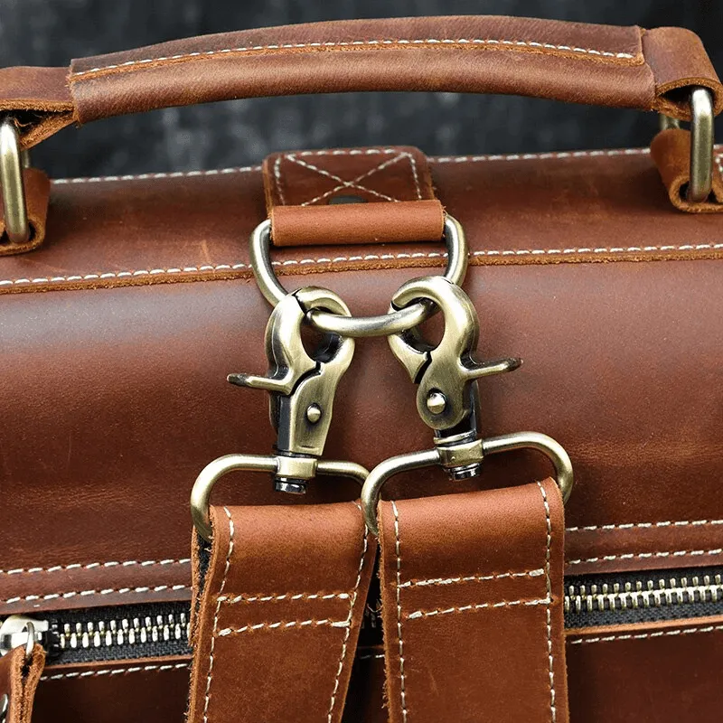 VacationGrabs Genuine Leather Backpack for Travel