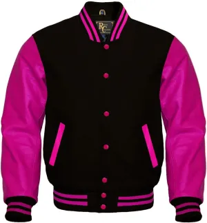 Varsity Jacket Baseball Letterman Jacket– Wool and Leather Premium Quality Unisex Basketball Jacket