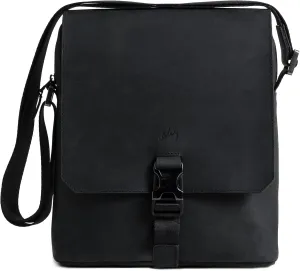 VELEZ Top Grain Leather Bag For Men - Small Sling Messenger Bags - 11 inch Tablet - Mens Crossbody Shoulder Purse