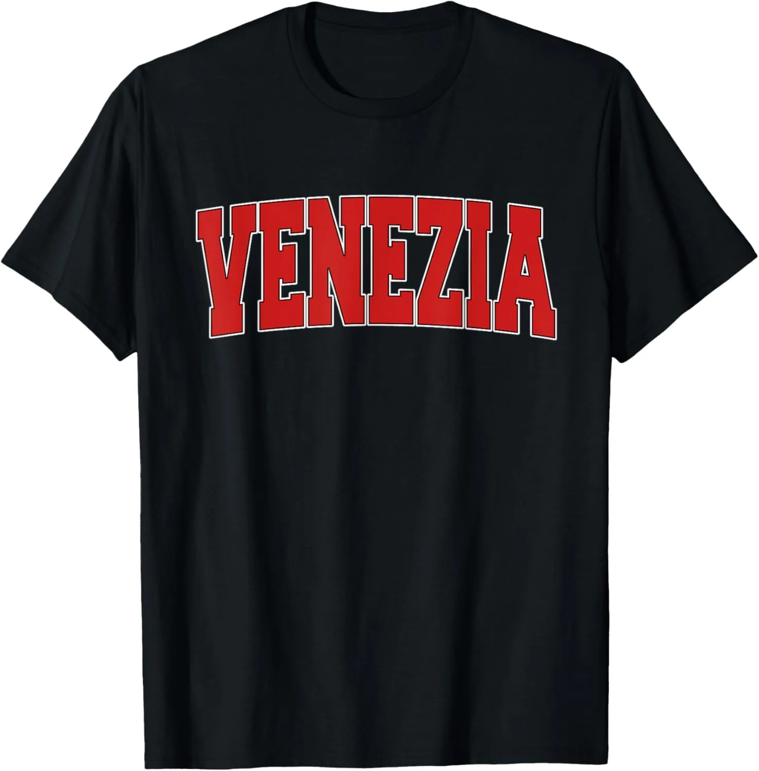 VENEZIA ITALY Varsity Style Vintage Retro Italian Sports T-Shirt