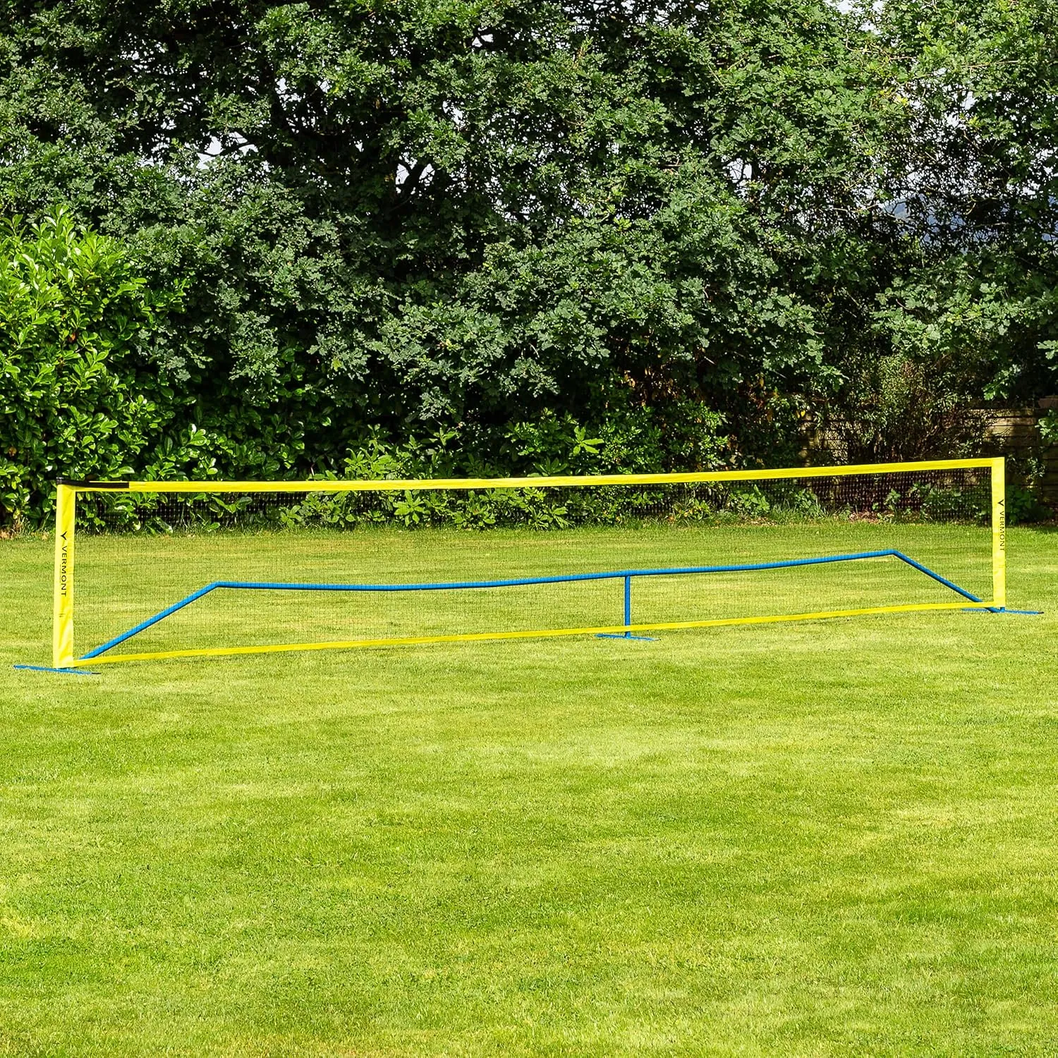 Vermont Procourt Combi Net | Net for Tennis, Badminton, Pickleball & Soccer-Tennis | Portable Badminton Set | Mini Tennis & Badminton Sets for Backyards