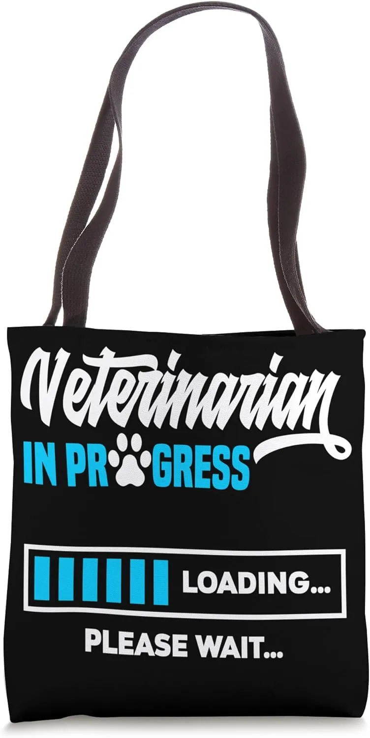 Vet Student Veterinarian In Progress Loading Veterinarian Tote Bag