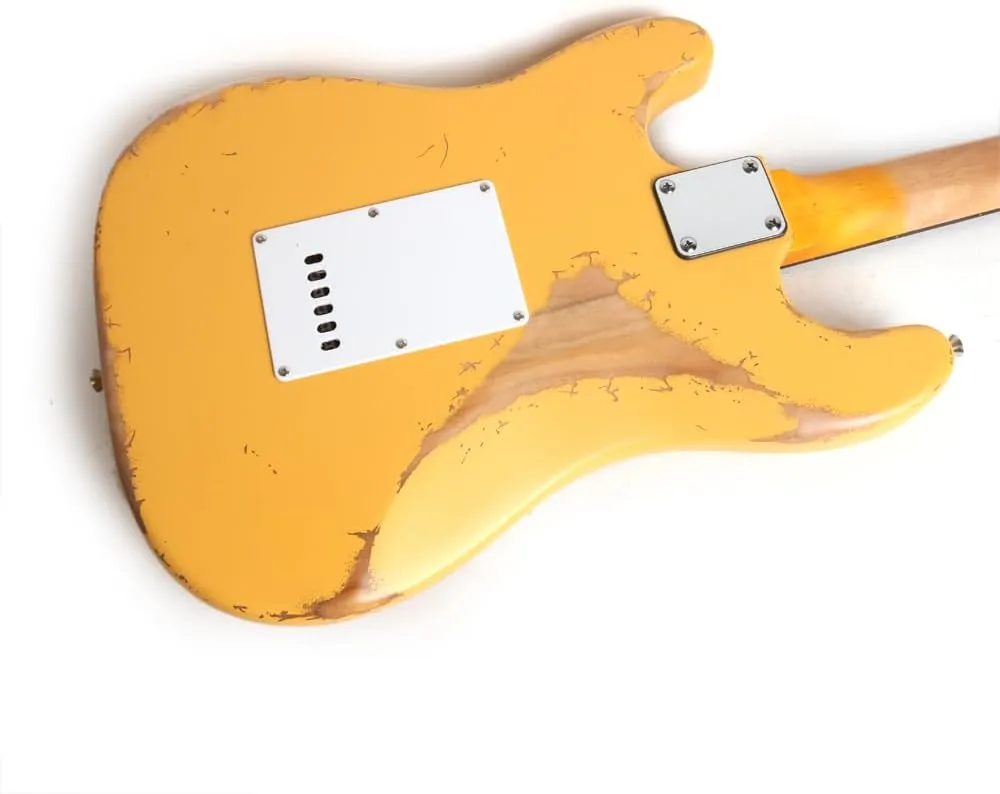 Vintage Aged Havy Relic Solid Body Phoenix Body Rosewood Fretboard Maple Neck Electric Guitar