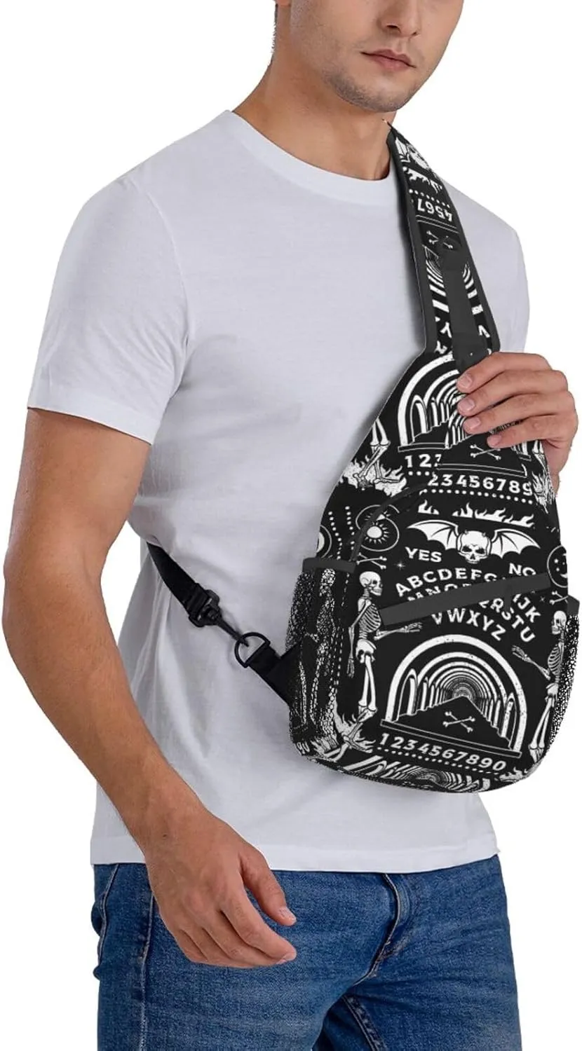 Vintage Elephant Sling Backpack Unisex Crossbody Chest Bag Shoulder Chest Bag For Women Men Hiking Travel