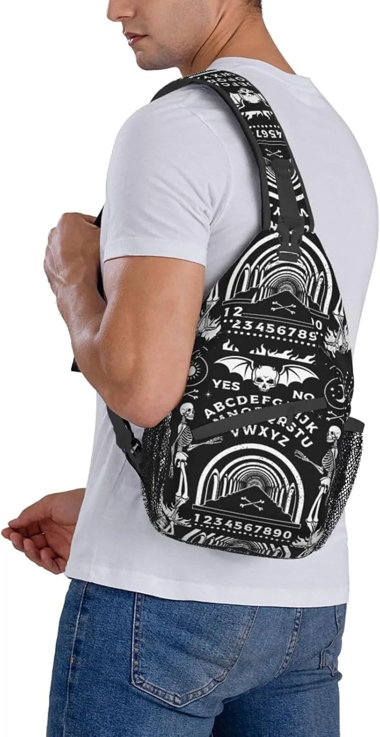 Vintage Elephant Sling Backpack Unisex Crossbody Chest Bag Shoulder Chest Bag For Women Men Hiking Travel