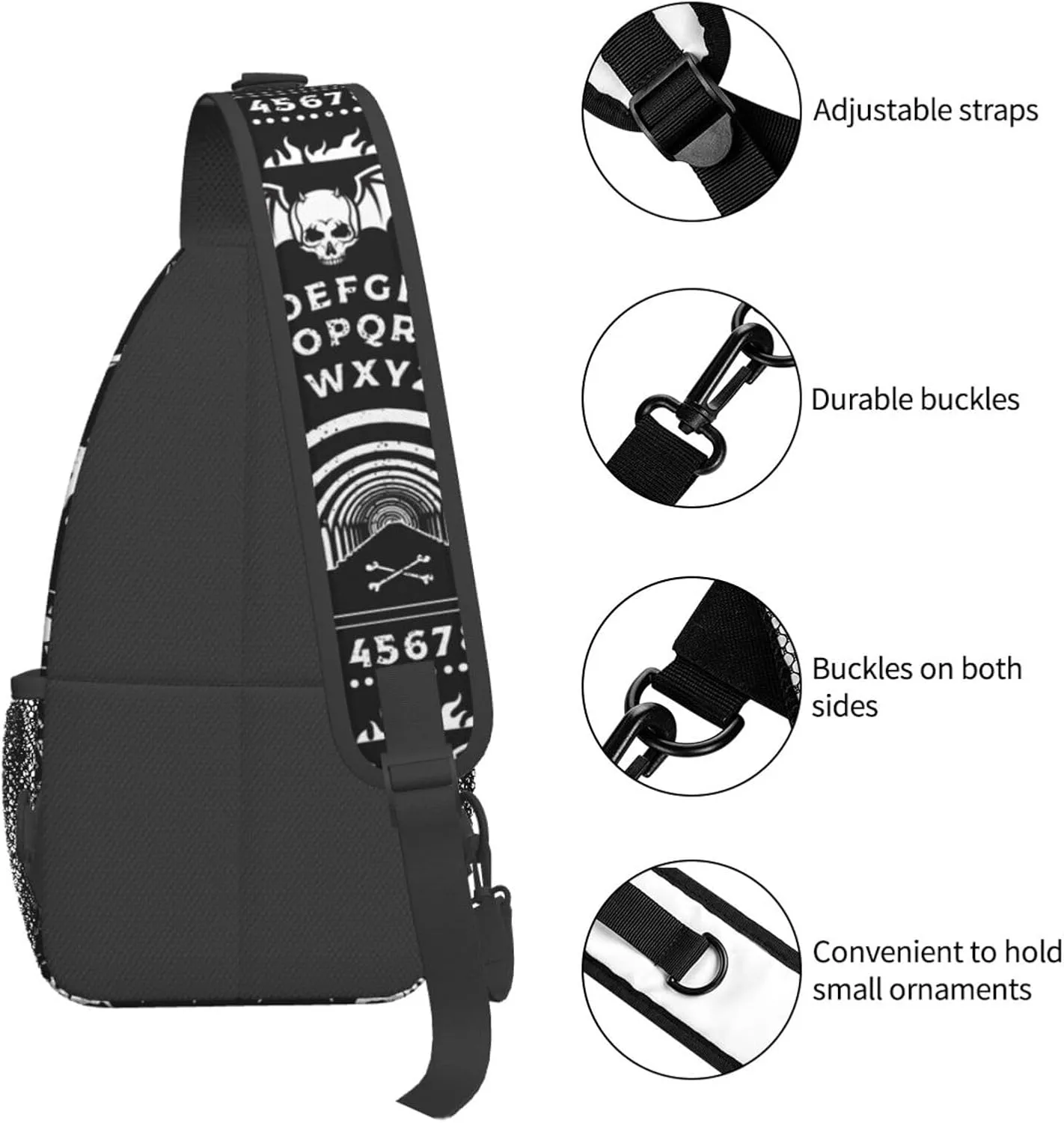 Vintage Elephant Sling Backpack Unisex Crossbody Chest Bag Shoulder Chest Bag For Women Men Hiking Travel