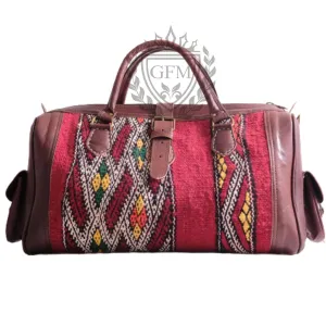 Vintage-Inspired Large Carpet Bag - Stylish and Roomy for All Your Travel Needs