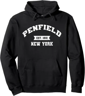 Vintage Penfield New York NY Athletic Sports Style Pullover Hoodie