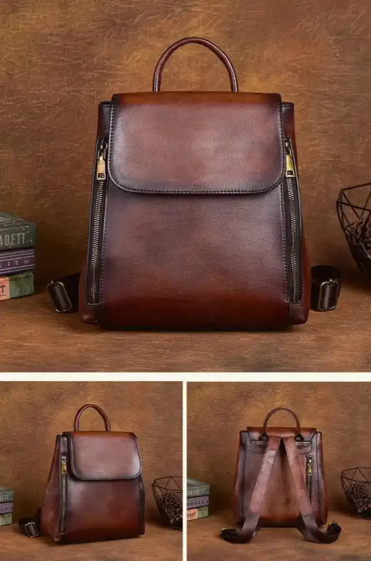 Vintage Style Luxury Women’s Backpack
