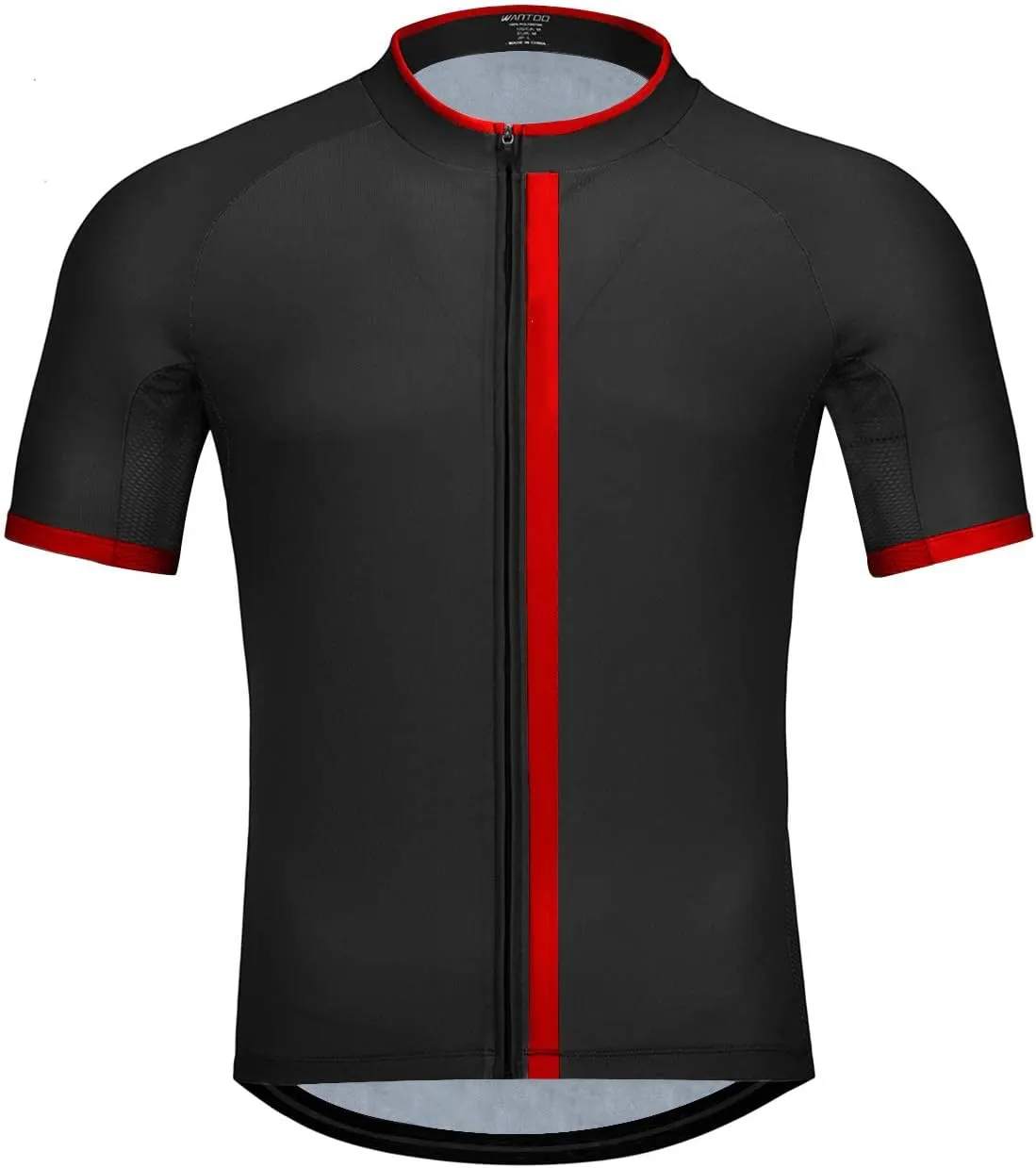 wantdo Men's Cycling Jerseys Mountain Bike MTB Jersey Short Sleeve Bike Shirts Breathable Quick Dry Cycling Clothing