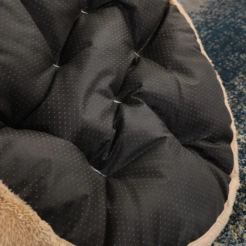 Warm Bear Hug Plush Dog Bed