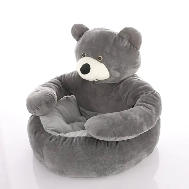 Warm Bear Hug Plush Dog Bed