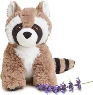 warmies Microwavable & Weighted Stuffed Animals, Raccoon - Heated Stuffed Animal Plushie for Warmth & Comfort - Cute Soft Plush Toys for Adults & Children (Boys, Girls, Babies & Toddlers)