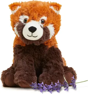warmies Microwavable & Weighted Stuffed Animals, Red Panda - Heated Stuffed Animal Plushie for Warmth & Comfort - Cute Soft Plush Toys for Adults & Children (Boys, Girls, Babies & Toddlers)
