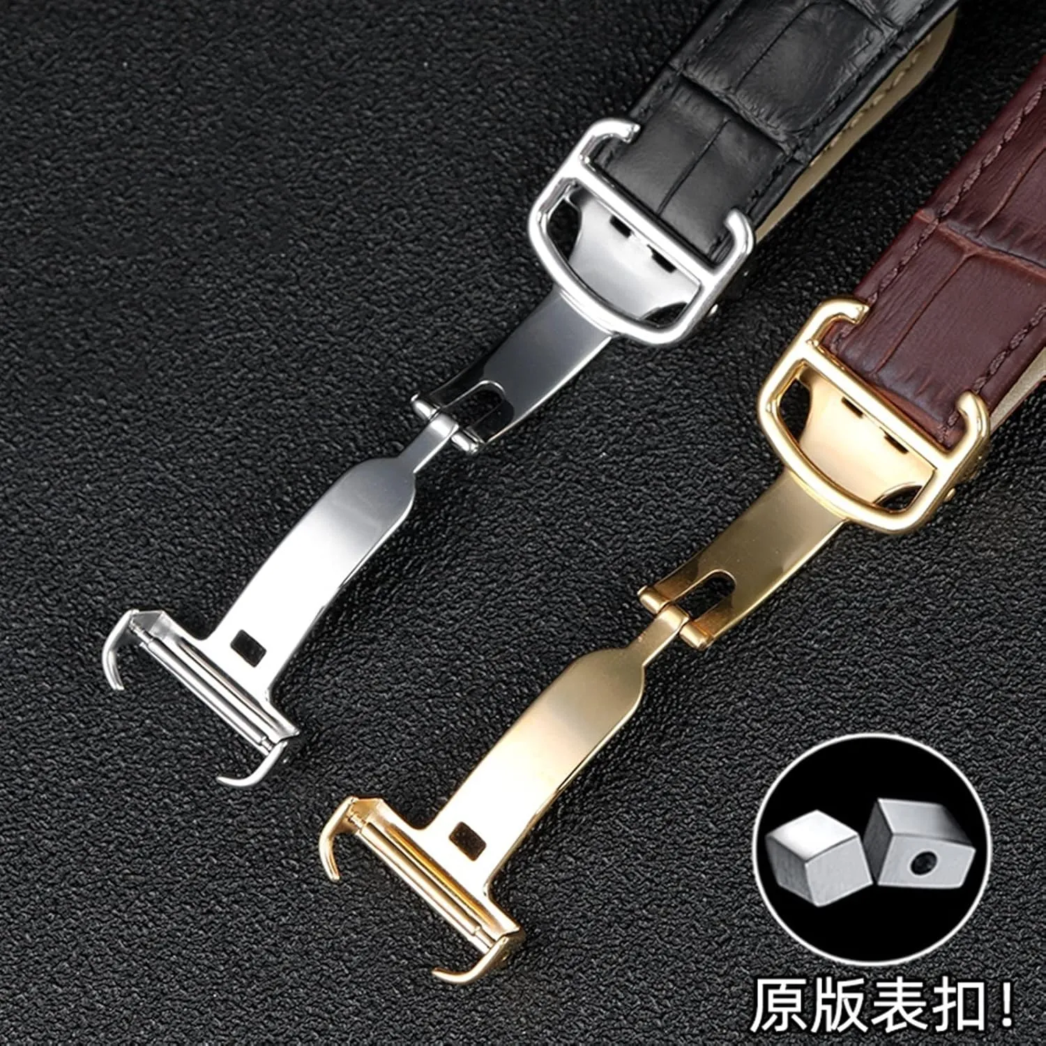 Watch Strap for Cartier Tank Genuine Leather Watch Band Men's Claire Leather Belt London Solo Mechanical Watch Accessories 25mm
