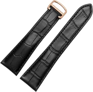 Watch Strap for Cartier Tank Genuine Leather Watch Band Men's Claire Leather Belt London Solo Mechanical Watch Accessories 25mm