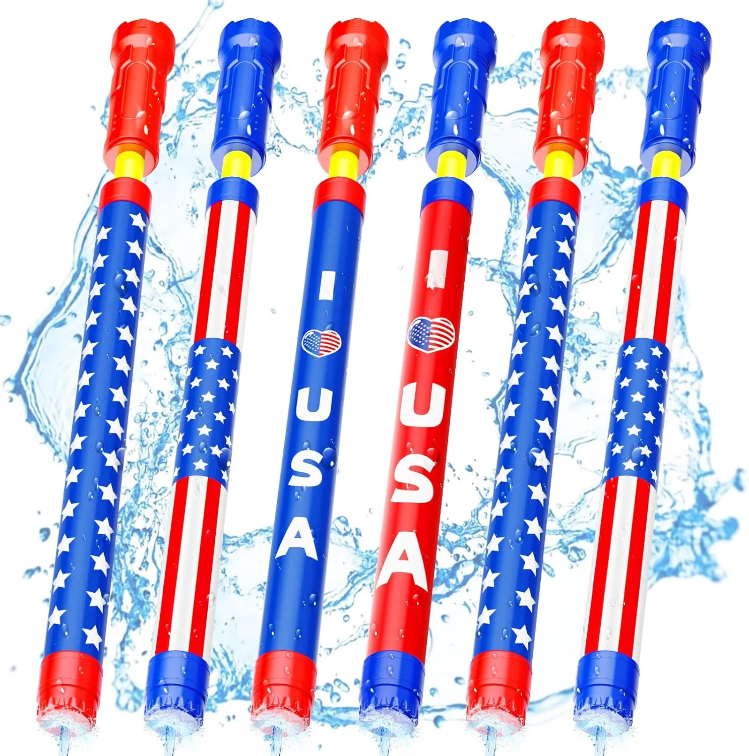Water Gun Squirt Toys for Kids Adults: Outdoor Super Blaster Water Guns for Kids Age 3-4-5-8-12 Bulk - Fun 4th of July Pool Toys for Swimming Beach Summer Outside Party Games